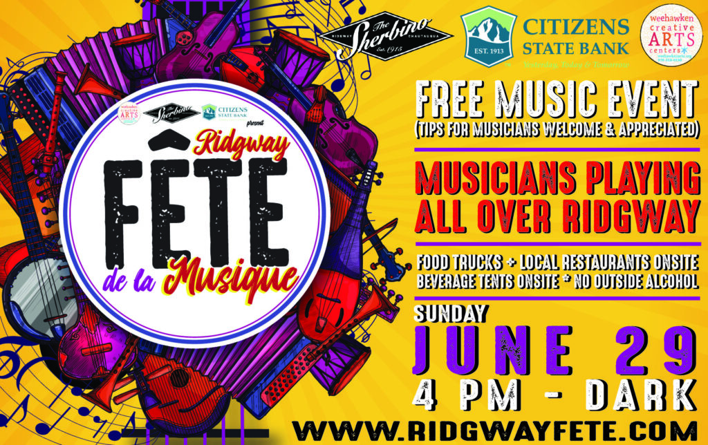 A poster design for our upcoming free live music festival
